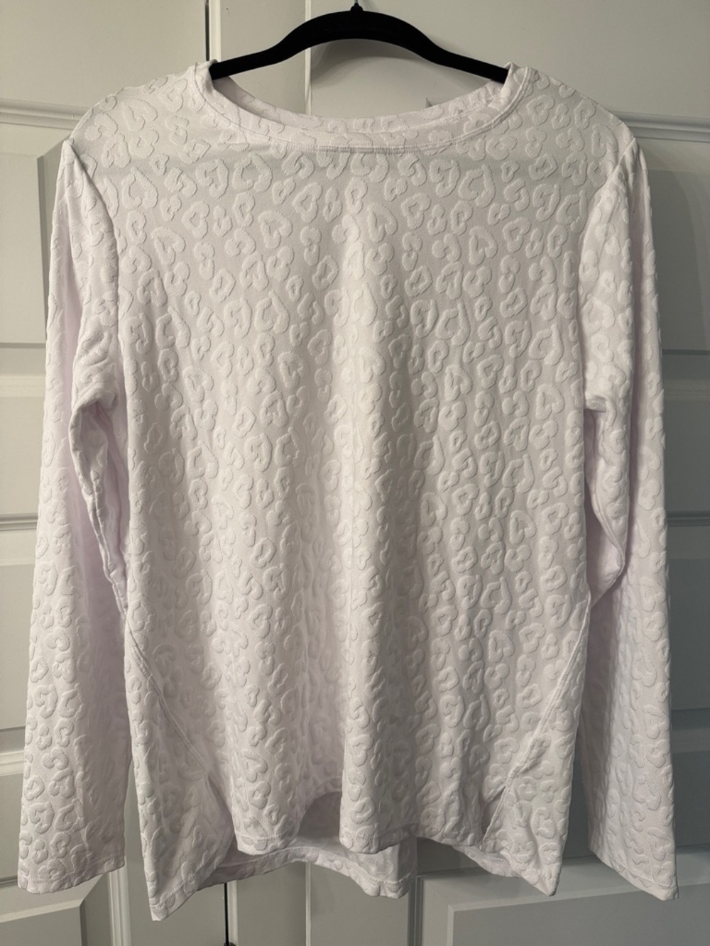 Tail Women's White Tennis Textured Long Sleeve Top